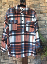 Load image into Gallery viewer, Textured Plaid Shacket
