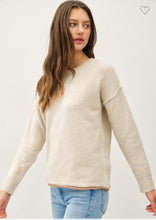 Load image into Gallery viewer, Cozy Oatmeal Sweater

