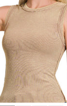 Load image into Gallery viewer, Exposed Seam Tank Top
