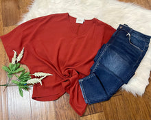 Load image into Gallery viewer, Oversized V-Neck Top
