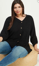 Load image into Gallery viewer, Long Sleeve Button Down Linen Shirt
