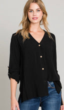 Load image into Gallery viewer, Long Sleeve Button Down Linen Shirt
