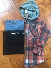 Load image into Gallery viewer, Plaid Hooded Shacket
