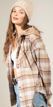 Load image into Gallery viewer, Plaid Frayed Button Down
